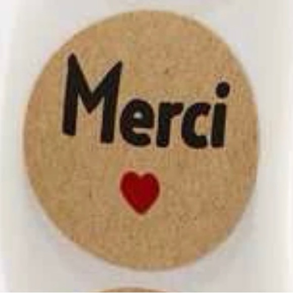 Merci Stickers 100 - Picture 1 of 3